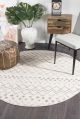 Oasis 454 White Round By Rug Culture
