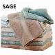 Sage Organic Cotton Pack 2 Bath & 1 Hand Towels