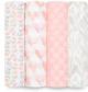 Piece Of My Heart Essentials Classic 4-pack swaddles by Aden and Anais