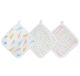 Spring Awakening 3 pack Muslin Washcloths by Aden and Anais