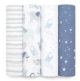 Time To Dream Essentials Classic 4-pack swaddles by Aden and Anais