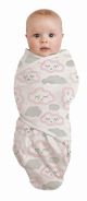 Clouds Pink Swaddlewrap by Baby Studio