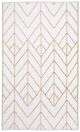 Sydney Gold And Cream Outdoor Rug by Fab Rugs