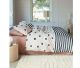 Stripe & Eye Natural Cotton Quilt Cover Sets by VTWonen