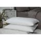 Twin Pack King Size Cotton Cover Polyester Pillows 50x90cm