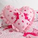 Unicorn Heart Shaped Filled Cushion by Whimsy
