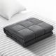 Weighted Blanket Microfibre Cover Glass Beads Calming Sleep Anxiety Relief Grey