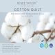 White Premium Light Weight All Cotton Quilt by Renee Taylor