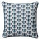 Blue Garland Decorative Cushion Cover by Kolka