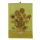 Yellow Van Gogh Sunflower Cotton Teatowel by Pip Studio