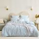 Coralium Chenille Tufted Jacquard Quilt Cover Set by Renee Taylor 