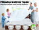 1000GSM Bamboo Fibre Pillowtop Mattress Topper Pad Underlay